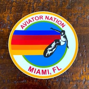 Aviator Nation Sticker!!! New without Tag!